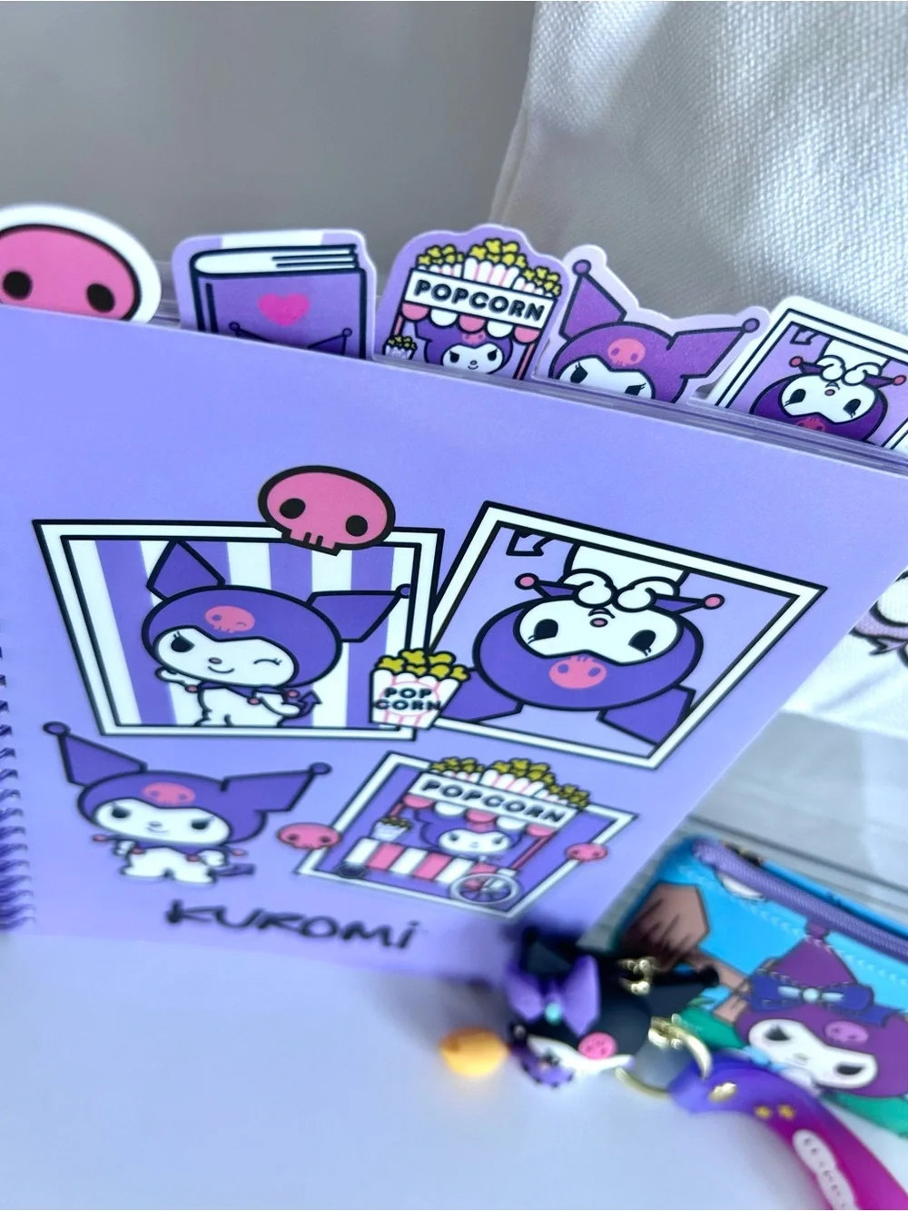 💜(KUR351) Kuromi Adorable 4-Piece Tote Bag Bundle! - Picture 7 of 12